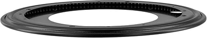 4 Pack 12 inch Black Round Lazy Susan Hardware, 5/16” Thick Turntable Thick Lazy Susan Base, Rotating Bearing Plate for Serving Tray, Table, Kitchen