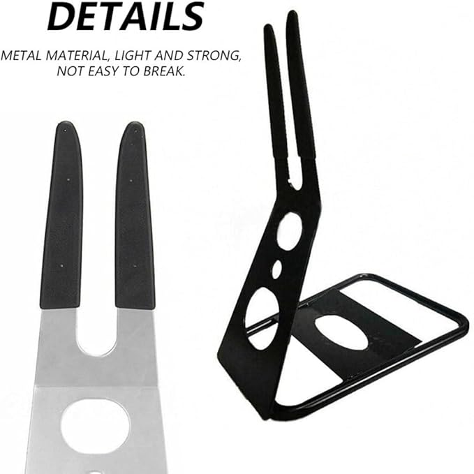 Bike Kickstand Non-Slip Display Bike Stand Foldable Metal Parking Rack Silver Non-Slip Rack Foldable Stand Portable Mountain