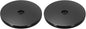 uxcell 2Pack Acrylic Lazy Susan Turntable, 6" Spinner Lazy Susan Turntable Organizer, Acrylic Ball Bearing Rotating Tray for Pantry Spice Rack Decorating, Black