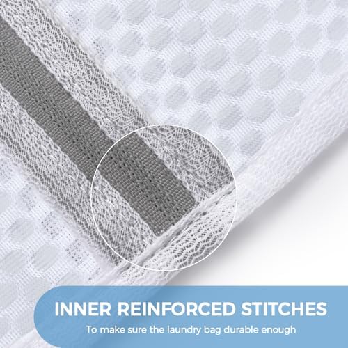 BAGAIL Laundry Bags Mesh Wash Bag for Intimates Lingerie and Delicates,3Pcs(Honeycomb,3M) - Image 4