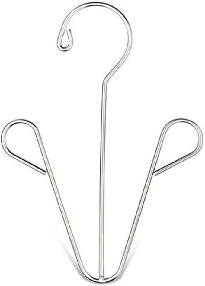 Tyenaza Shoes Hanging Drying Rack, Double Hook Stainless Steel Storage Organizer Space Saving for Home Dormitory