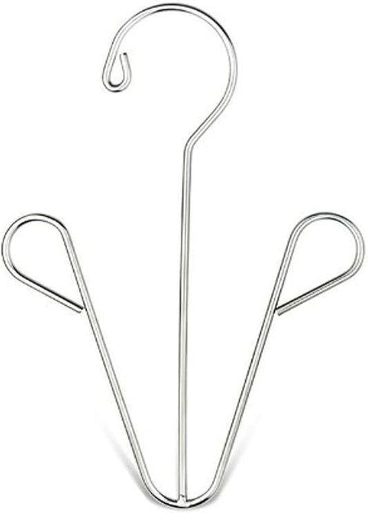 Tyenaza Shoes Hanging Drying Rack, Double Hook Stainless Steel Storage Organizer Space Saving for Home Dormitory