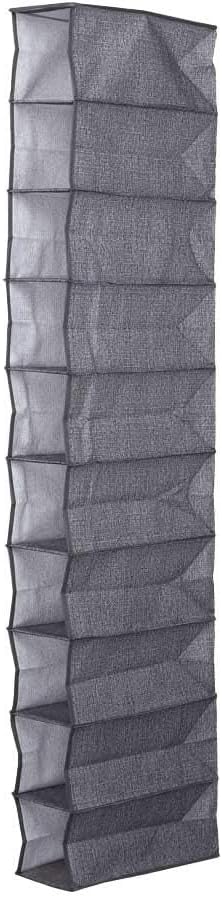 Whitmor Hanging Shoe Shelves - Crosshatch Gray