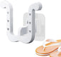 Shoes Holder Hook, Wall Adhesive Slipper Holder, Space-Saving Shoe Hook, Wall-Mounted Flip-Flop Holder, Slippers Hanging Hook Rack, Modern Non-Drilling Footwear Organizer for Entryway, Closet, Dorm