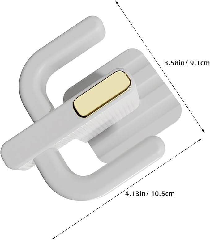 INOOMP 4pcs Door Shoe Slipper Drying Shelf Organizer Wall Mounted Slippers Rack with Hooks Hanging Shoe Holder for Doorway Bathroom Storage Supplies