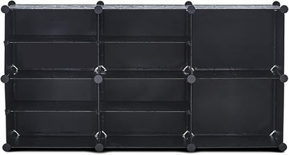 Portable Shoe Rack Organizer, 4 Tier Storage Shoe Cabinet for 18 Pair, Shoe Organizer for Heels, Boots, Slippers