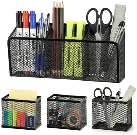Neudeco Magnetic Pencil Holder, Black, Pack of 4 by Neudeco