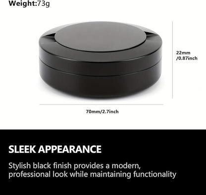 Portable Metal Can ZYN Box, Leak-Proof Design(black)