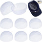 SUPERFINDINGS 16PCS Hat Shaper Inserts for Baseball Caps 7.48x7.67inch Plastic Clear Half Hat Stay Hat Shaper Hat Support Portable Baseball Cap Holder for Shop Living Room Display