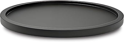 9" Black Bamboo Lazy Susan Organizer Kitchen Turntable for Cabinet Pantry Table Organization
