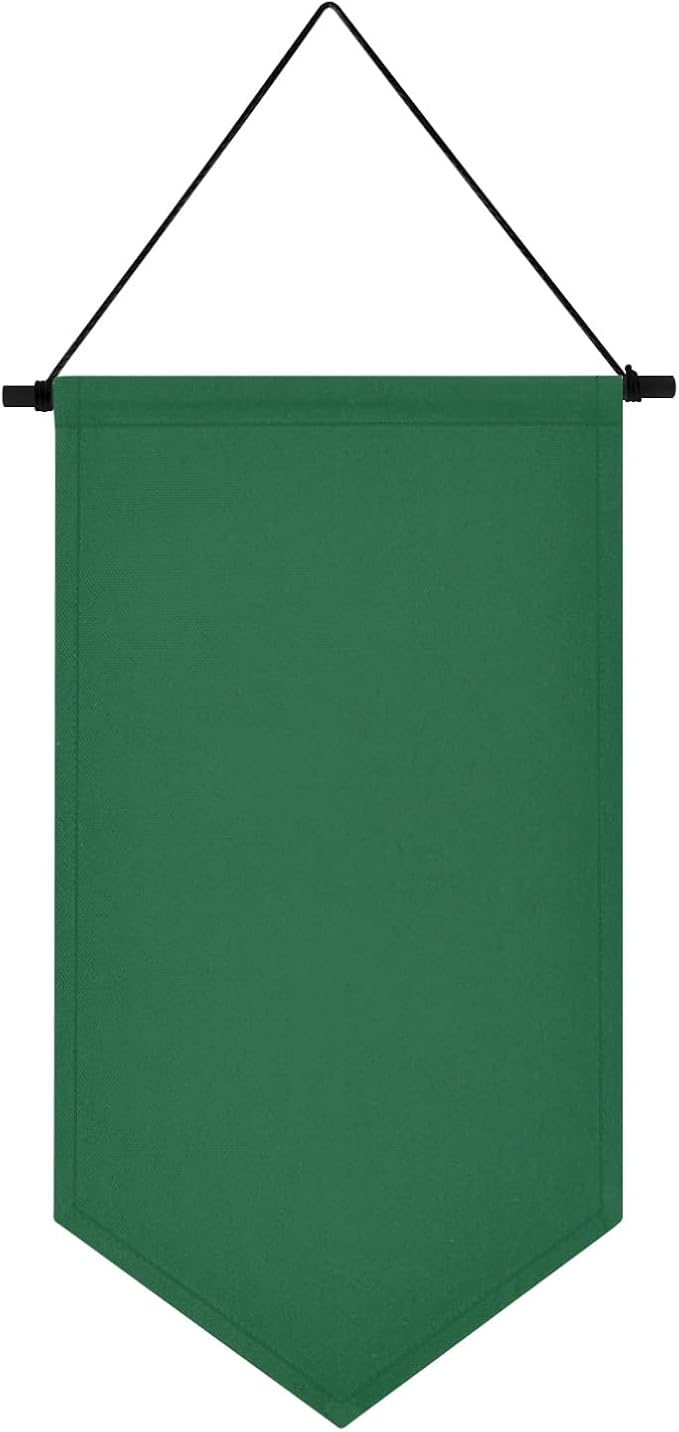 Wall Hanging Brooch Jewelry Storage Case Canvas Display Stand Enamel Pin Display Banner Holder Earrings Necklace Glitter Pin Collection Organizer (Green)