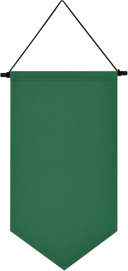 Wall Hanging Brooch Jewelry Storage Case Canvas Display Stand Enamel Pin Display Banner Holder Earrings Necklace Glitter Pin Collection Organizer (Green)