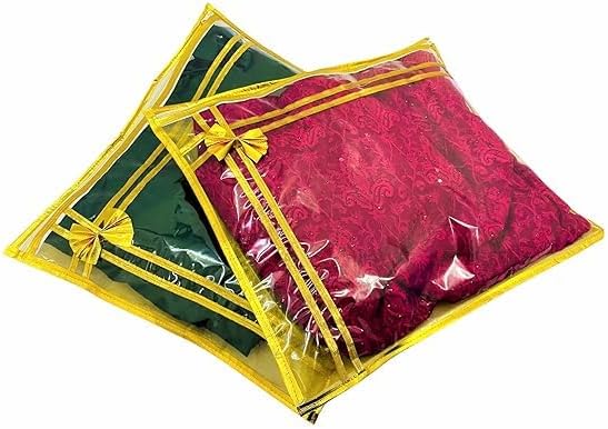 Saree/suit Packing 10 Piece Saree Cover/Saree Bag Organizer for Wardrobe Storage or Gifting Pack Of 1 (10 Pec.)