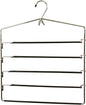 Home Basics Chrome Trouser Hanger Black