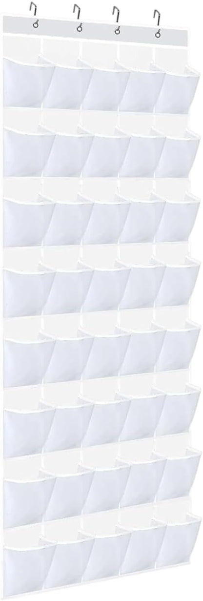 Over the Door Shoe Organizer,Mesh Foldable Space Saving Storage,Shoe Organizer Over the Door Rack | for Sneaker Slippers Toiletries Bottle Bedroom Living Room Bathroom Entryway Apartment