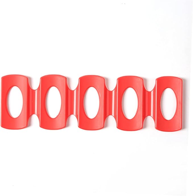 PRETYZOOM 3pcs Silicone Beverage Storage Mat High Temperature Resistant Fridge Organizer for Cans and Drinks Space-saving Beer Rack Easy to Clean and Reusable Red