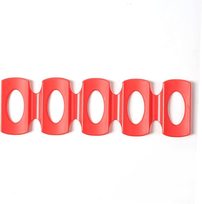 PRETYZOOM 3pcs Silicone Beverage Storage Mat High Temperature Resistant Fridge Organizer for Cans and Drinks Space-saving Beer Rack Easy to Clean and Reusable Red