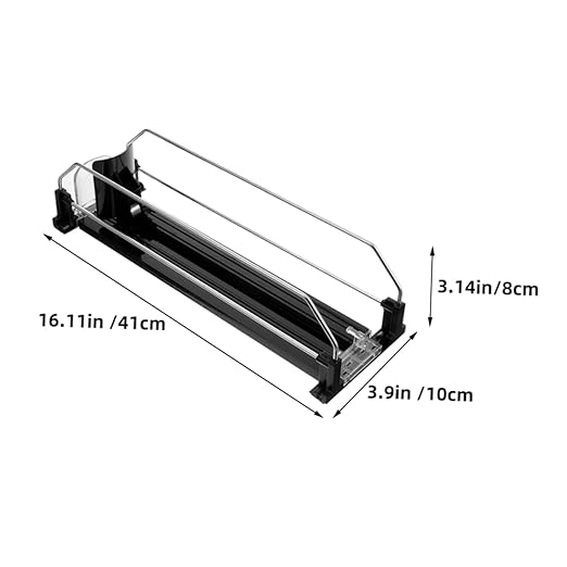 3pcs Fridge Organiser Drinks Can Organizer for Fridge Automatic Beverage Dispenser