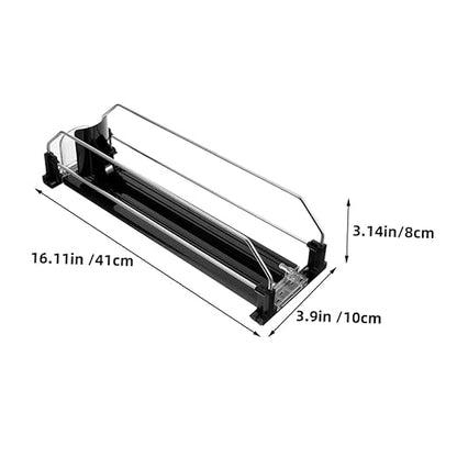 3pcs Fridge Organiser Drinks Can Organizer for Fridge Automatic Beverage Dispenser