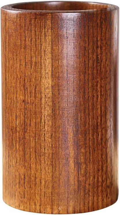Cabilock Wooden Chopsticks Holder Utensil Organizer for Kitchen Countertop Storage - Multi-Functional Large Capacity Canister