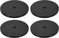 uxcell 4Pack Acrylic Lazy Susan Turntable, 8" Spinner Lazy Susan Turntable Organizer, Acrylic Ball Bearing Rotating Tray for Pantry Spice Rack Decorating, Black