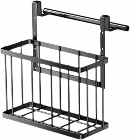 Over The Cabinet Door Organiser Storage Basket with Adjustable Heights for Kitchen and Bathroom Home Organization Tool