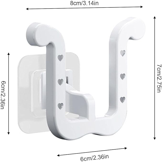 Shoes Holder Hook, Wall Adhesive Slipper Holder, Space-Saving Shoe Hook, Wall-Mounted Flip-Flop Holder, Slippers Hanging Hook Rack, Modern Non-Drilling Footwear Organizer for Entryway, Closet, Dorm