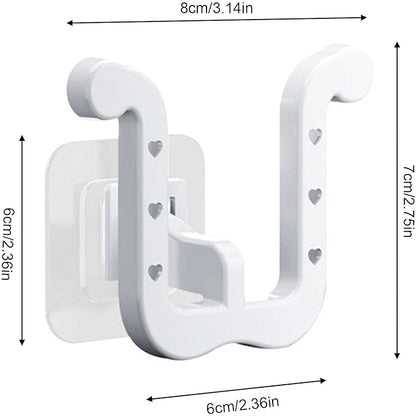 Shoes Holder Hook, Wall Adhesive Slipper Holder, Space-Saving Shoe Hook, Wall-Mounted Flip-Flop Holder, Slippers Hanging Hook Rack, Modern Non-Drilling Footwear Organizer for Entryway, Closet, Dorm