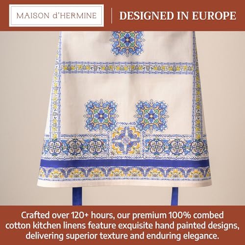 Maison d' Hermine Aprons for women with Pocket 100% Cotton (27.50"x31.50") - Image 3