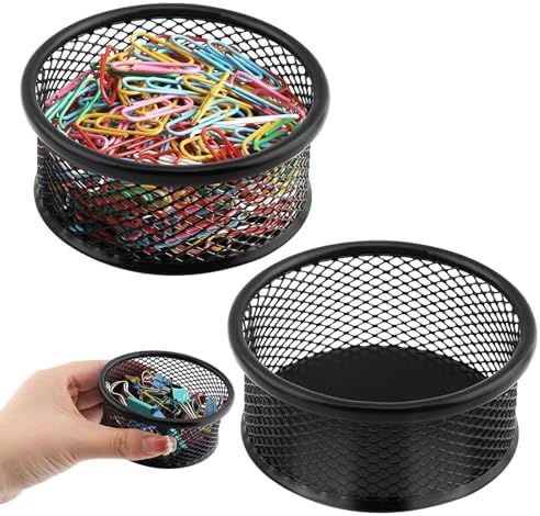 2PCS Mesh Paper Clip Holder for Desk Office School Organizer by Unknown