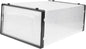Lurrose Thickened Clamshell Shoe Storage Box Transparent Large Plastic Container Organizer for Closet Space-saving and Easy Shoe Visibility