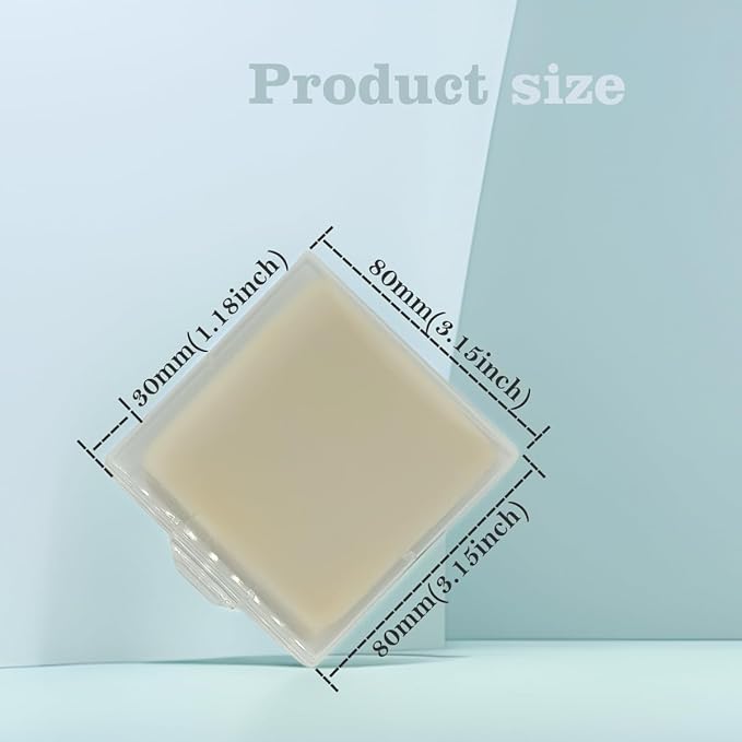 Bathroom Soap Dishes for Dr. Squatch Soap, Square Travel Soap Container with Lid, Portable Bar Soap Holder for Shower Soap Dish Box for Traveling Camping Outdoor Elimeta (2pack Clear)