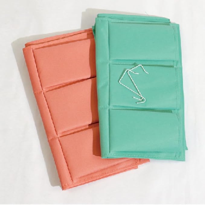 Shoe Organizer for Closet 12 Sections Hanging Shoe Rack for Door Over The Door Shoe Organizer (Mint Green)