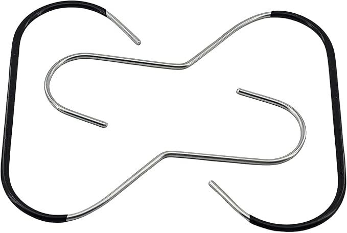 2 Pack Hat Organizer for Baseball Caps, Black Baseball Hat Hangers for Closet, Space Saving Metal Ball Cap Hook Holder Storage Organizer for Caps Head Scarf Belt Tie (2 Black)