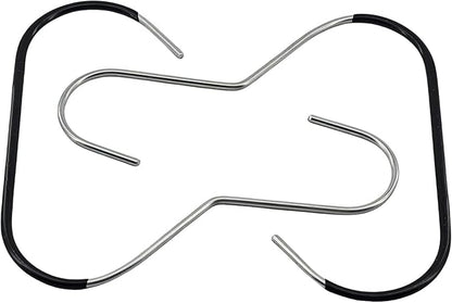 2 Pack Hat Organizer for Baseball Caps, Black Baseball Hat Hangers for Closet, Space Saving Metal Ball Cap Hook Holder Storage Organizer for Caps Head Scarf Belt Tie (2 Black)