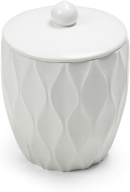 Wave White Canister