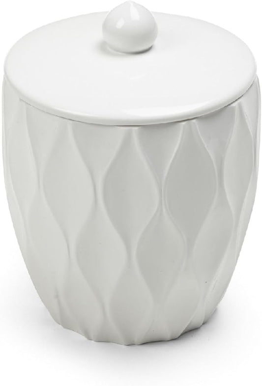 Wave White Canister