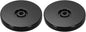 uxcell 2Pack Acrylic Lazy Susan Turntable, 3" Spinner Lazy Susan Turntable Organizer, Acrylic Ball Bearing Rotating Tray for Pantry Spice Rack Decorating, Black