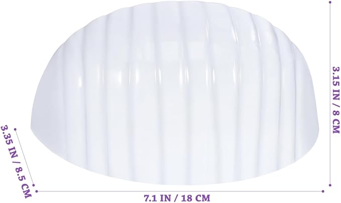 NUOBESTY 25Pcs Hat Shaper Insert for Kids Baseball Caps, Plastic Half Circle Hat Support Inner Holder, 54cm Small Size Crown Stiffener, Anti-Deformation Cap Liner for Storage & Travel