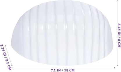 NUOBESTY 25Pcs Hat Shaper Insert for Kids Baseball Caps, Plastic Half Circle Hat Support Inner Holder, 54cm Small Size Crown Stiffener, Anti-Deformation Cap Liner for Storage & Travel