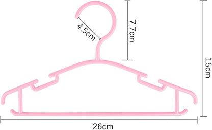 GoodtoU Baby Hangers Plastic - Kids Hanger Bulk Toddler Hangers 60 Pack Hanger for Toddler Children Pink