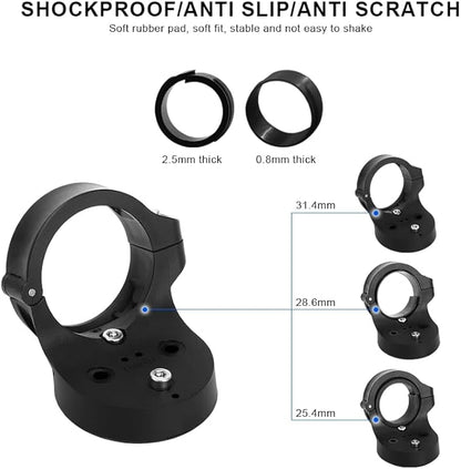 Bike Seat Post Tail Light Mount Bracket,Suitable for Garmin Varia Seat Columns, Accessories Fixed on 25.4mm, 28.6mm, 31.4mm