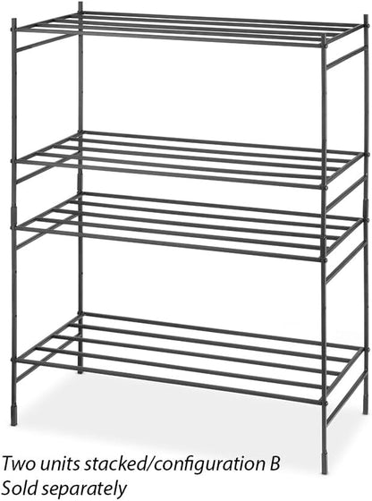 Whitmor Modular 2-Tier Stacker Shelf