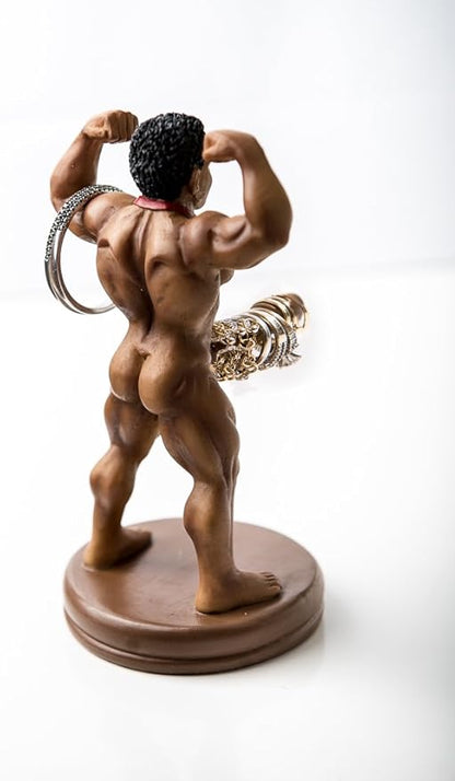 Mr Valentine Jewelry Holder Ring Organizer | Cute Funny Dark and Handsome Man Mannequin Jewelry Holder Stand for Rings, Bracelets, Earrings, Etc | Perfect Gag Gift or Bachelorette Parties Gift