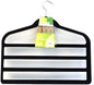 UNIWARE 18123B (4 Tier) Flocked Velvet Pants Hanger,(Set of 4) (Black)