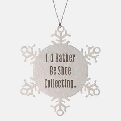 Useful Shoe Collecting Snowflake Ornament, I'd, Gifts for Friends, Present from Friends, Christmas Ornament for Shoe Collecting, Shoe Racks, Shoe Storage, Shoe Boxes, Sneaker Heads, Kicks, Jordans