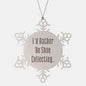 Useful Shoe Collecting Snowflake Ornament, I'd, Gifts for Friends, Present from Friends, Christmas Ornament for Shoe Collecting, Shoe Racks, Shoe Storage, Shoe Boxes, Sneaker Heads, Kicks, Jordans