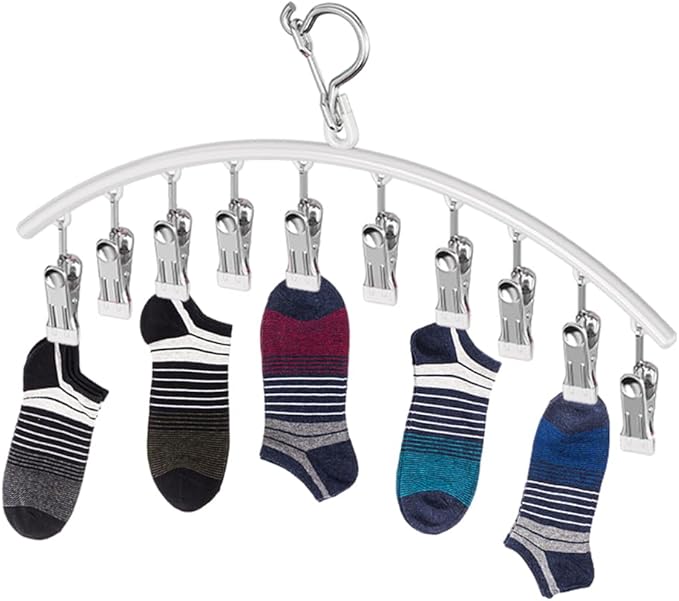 2Pcs Legging Organizer for Closet,Stainless Steel Legging Hanger,Large Capacity Yoga Pants Hanger,Saving Space,Hanging Closet Organizer for Yoga Pant,Jean,Short,Slack,Skirt,T-Shirt,Tie