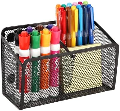 Magnetic Pencil Holder Whiteboard Pen Holder Locker Accessories (2-Slot*1) by Ameceres