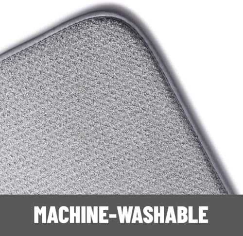 Bellemain Dish Drying Mat, Drying Matt Kitchen Counter, 16x18 Inch - Grey - Image 6